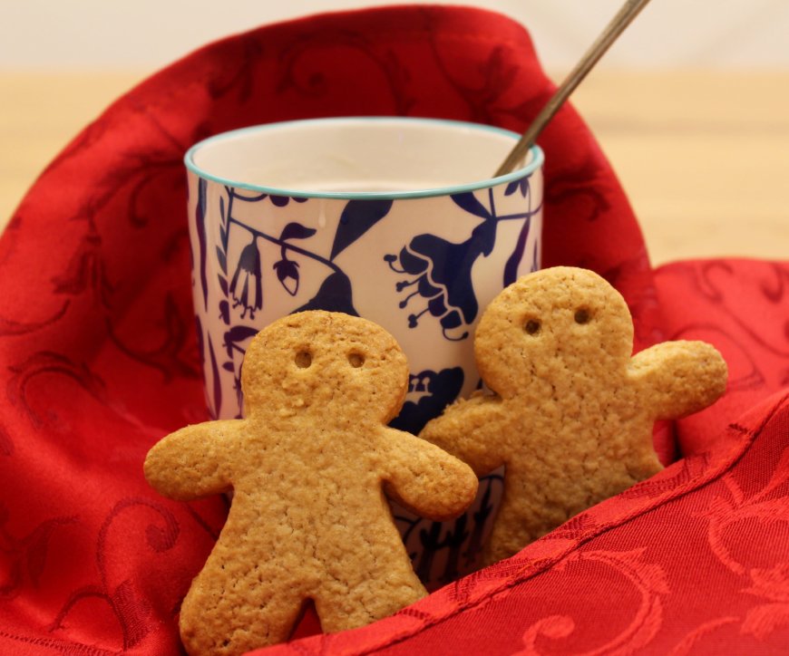 Omini di pan di zenzero, i tipici gingerbread inglesi.