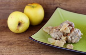 Pork and apple meatballs