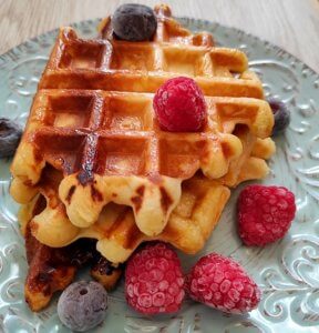 Gaufre de Liège, ricetta tradizionale dei waffle tipici della città di Liegi.