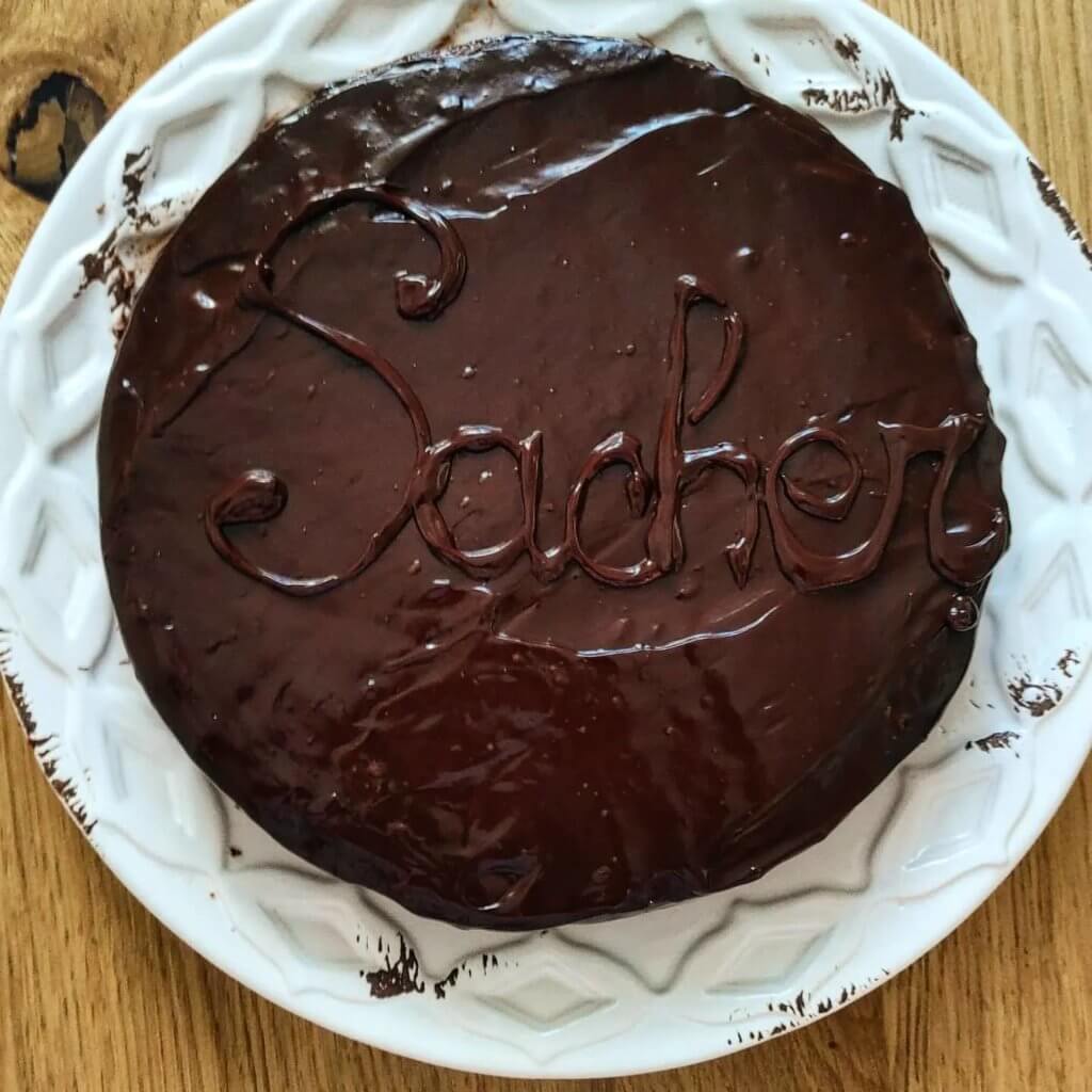 Sacher chocolate cake