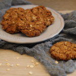 Oat coconut quick breakfast cookies.
